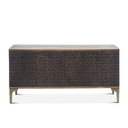 Buffet en bois de manguier bicolore