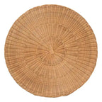 Table d'appoint en rotin festonné Bali & Pari Palm Bohemian Honey