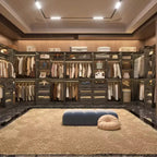 Besiost Lot de 3 dressings d'angle avec étagères et tiroirs, organisateur de placard autoportant avec tringles à vêtements
