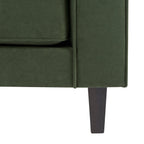 Canapé 2 places - Vert olive foncé