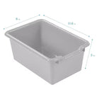 Meuble de rangement à roulettes Cubby avec 15 bacs à ouverture frontale, 3x4, Meuble pour enfants