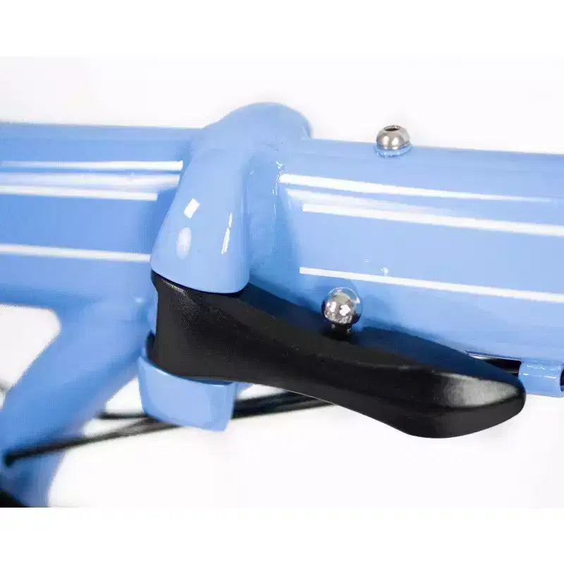 Vélo pliant ZiZZO Via 7 vitesses en aluminium 20 pouces - Bleu ciel