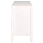 Meuble TV 2 portes 2 étagères Raura - MED5300 - Blanc vieilli - Safavieh