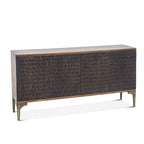 Buffet en bois de manguier bicolore