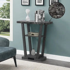 Table console Newport V avec étagères de Convenience Concepts