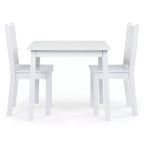 Ensemble table et 2 chaises en bois pour enfants (3 pièces) - Humble Crew