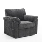 33 Fauteuils Crapaud Individuels en Velours Côtelé