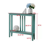 Console étroite avec étagères pour entrée, couloir ou salon