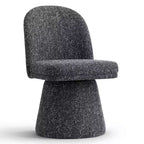Lot de 6 chaises de salle à manger modernes sans accoudoirs, pivotantes à 360°, avec piétement tulipe, élégantes chaises d'appoint pour cuisine, salle à manger ou bureau - Panipeachy
