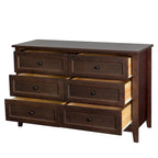 Buffet en bois massif avec tiroirs peints par pulvérisation, meuble de rangement de vaisselle/buffet/console/casier de rangement