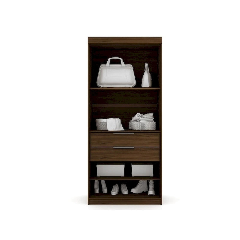 Mulberry 2.0 Semi-ouvert 3 sections Moderne 4 tiroirs Armoire d'angle Ensemble de 3