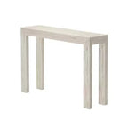 Plank+Beam 46 Table Console Moderne en Bois Massif, Table d'Entrée Étroite, Derrière le Canapé