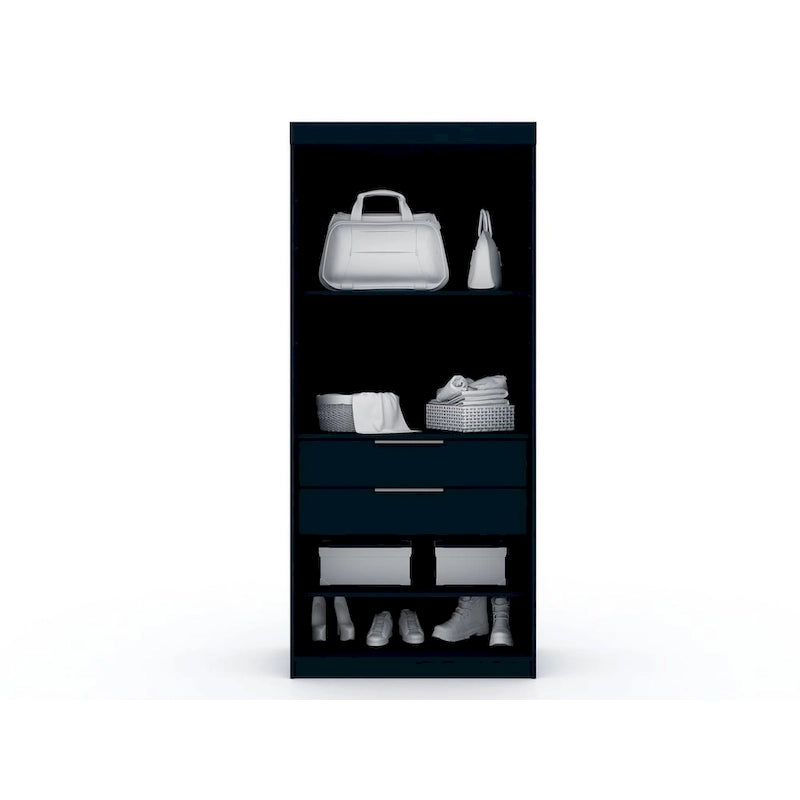 Mulberry 2.0 Semi-ouvert 3 sections Moderne 4 tiroirs Armoire d'angle Ensemble de 3
