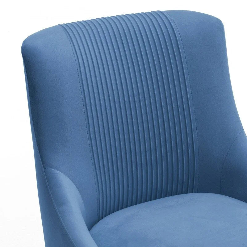 SEYNAR Lot de 8 chaises de salle à manger modernes en velours glamour, chaise de coiffeuse capitonnée pour salon (sans table)