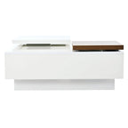 Table basse carrée moderne en bois