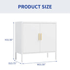 Armoire de rangement métallique avec 2 portes et 2 étagères réglables, armoire de rangement de garage verrouillable en acier, armoire de classement en métal
