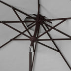 Parasol déporté double toit 274 cm avec cantonnière Kjerstin SAFAVIEH Outdoor