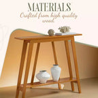 Kings Brand Furniture – Console étroite avec étagère de rangement pour couloir, entrée, vestibule, salon