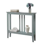 Console étroite avec étagères pour entrée, couloir ou salon