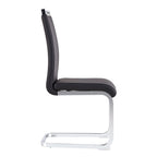 Chaises de salle à manger modernes en similicuir PU, lot de 4