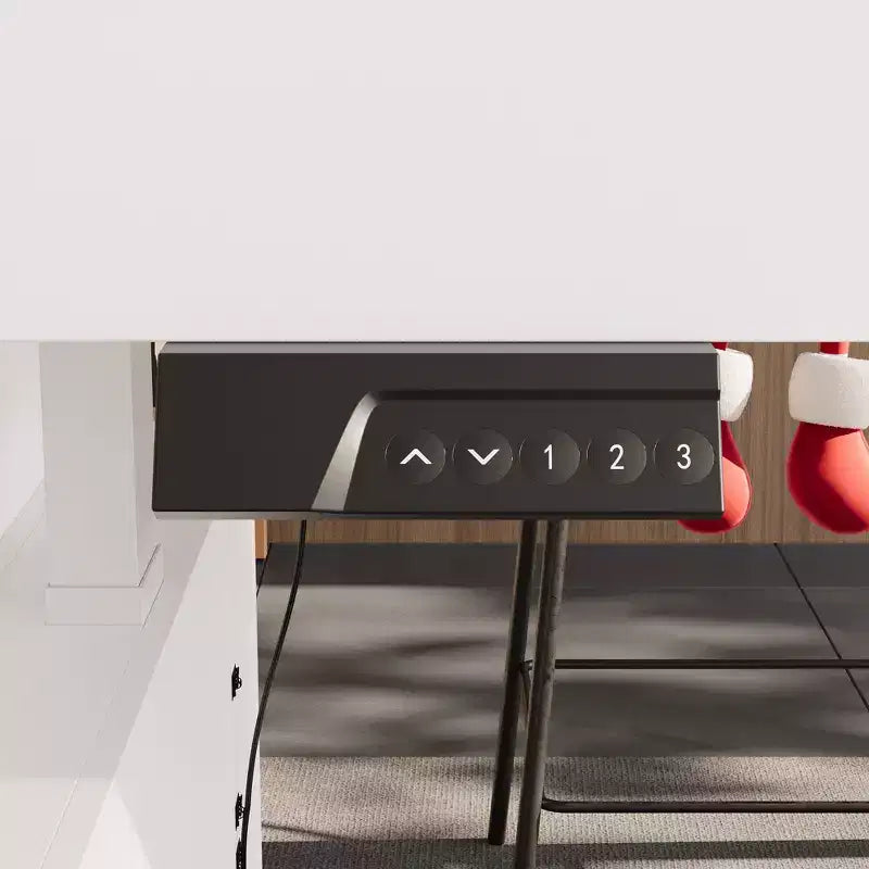 Table à manger élévatrice Hitow Modern 110W avec 3 hauteurs mémorisables, hauteur maximale de 47 pouces, capacité de charge de 150 lb, utilisation intuitive, îlot de cuisine/bar à petit-déjeuner