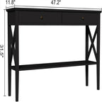 Console 47" avec tiroirs - 11,81P x 47,24L x 31,5H