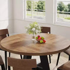 Table à manger ronde de 120 cm pour 4 personnes