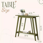 Kings Brand Furniture – Console étroite avec étagère de rangement pour couloir, entrée, vestibule, salon