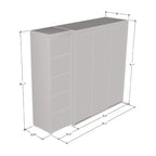 Armoire à trois miroirs