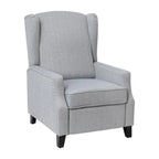 Fauteuil inclinable avec pochette arrière et garniture de clous décoratifs
