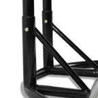 LeisureMod Fauteuil suspendu œuf 2 places avec support - Balançoire / hamac de patio en rotin osier pour extérieur/intérieur avec coussins