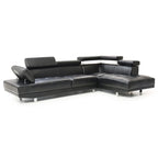 Canapé sectionnel en L 2 pièces en similicuir Riveredge de 277 cm de large - 76L x 109W x 28H