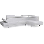 Canapé sectionnel en L 2 pièces en similicuir Riveredge de 277 cm de large - 76L x 109W x 28H