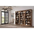 94 Bibliothèque murale haute traditionnelle, collection Stratton Marron - Martin Furniture