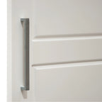 Palace Imports Armoire Cosmo 3 portes 100 % bois massif avec portes en bois massif ou portes miroir