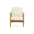 Ensemble de conversation d'extérieur 4 places en bois d'acacia Willowbrook par Christopher Knight Home