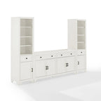 Ensemble buffet et bibliothèque 3 pièces Crosley Tara - 15x97x67,63
