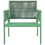 Ensemble de mobilier de patio 4 pièces, ensemble de conversation de jardin extérieur avec table en verre trempé, sièges profonds et coussins épais