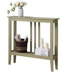 Console étroite avec étagères pour entrée, couloir ou salon
