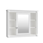 Meuble-lavabo moderne de 36 po avec vasque et armoire à miroir, 2 portes et 2 tiroirs