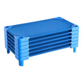 Lit de camp empilable VEVOR pour enfants, lot de 6, lits de sieste portables pour tout-petits, lits de jour de taille standard 106,7 cm L x 58,4 cm l pour enfants, lits de garderie pour salle de classe préscolaire