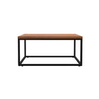 Table basse carrée Tara en bois d'acacia de SEI Furniture
