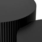 Ensemble de tables basses gigognes Wave Stripe