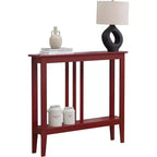 Console étroite avec étagères pour entrée, couloir ou salon