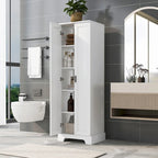 Armoire de rangement à deux portes pour salle de bains