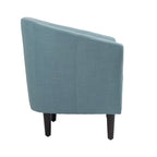 Fauteuils d'appoint modernes en forme de tonneau, Fauteuils club confortables