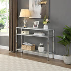 Carolina Living Chrysalis - Console 3 plateaux en verre - Or