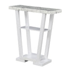 Table console Newport V avec étagères de Convenience Concepts