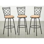 Tabourets Alyssa à hauteur réglable et pivotants Simple Living (lot de 3)