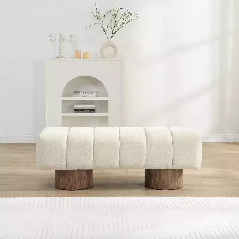 Banc de salle à manger multifonctionnel contemporain Christopher Knight Home Gale 50 en chenille